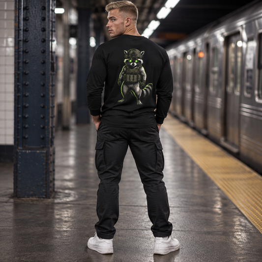 ThreadedShield "Tactical Trash Panda" Long Sleeve Tee