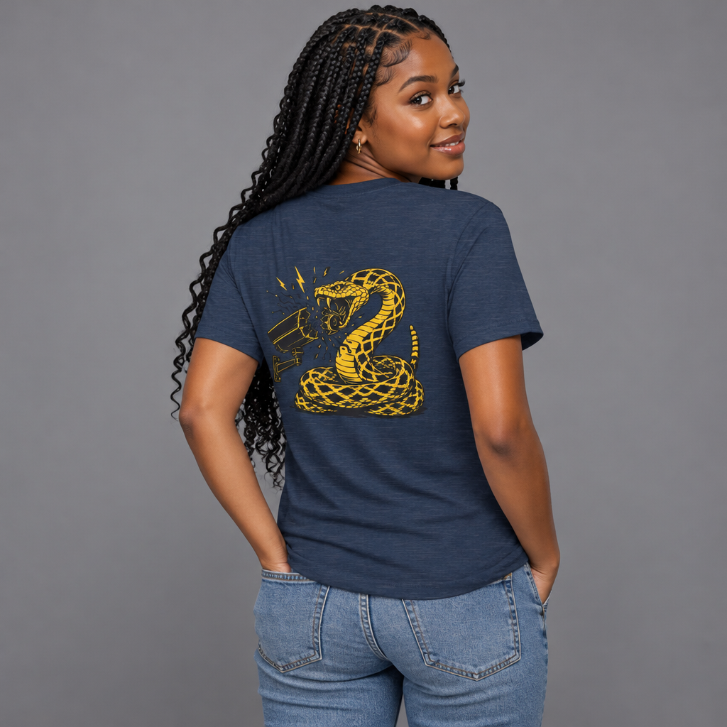 ThreadedShield "Flock DTOM" Women’s Relaxed V-Neck Tee