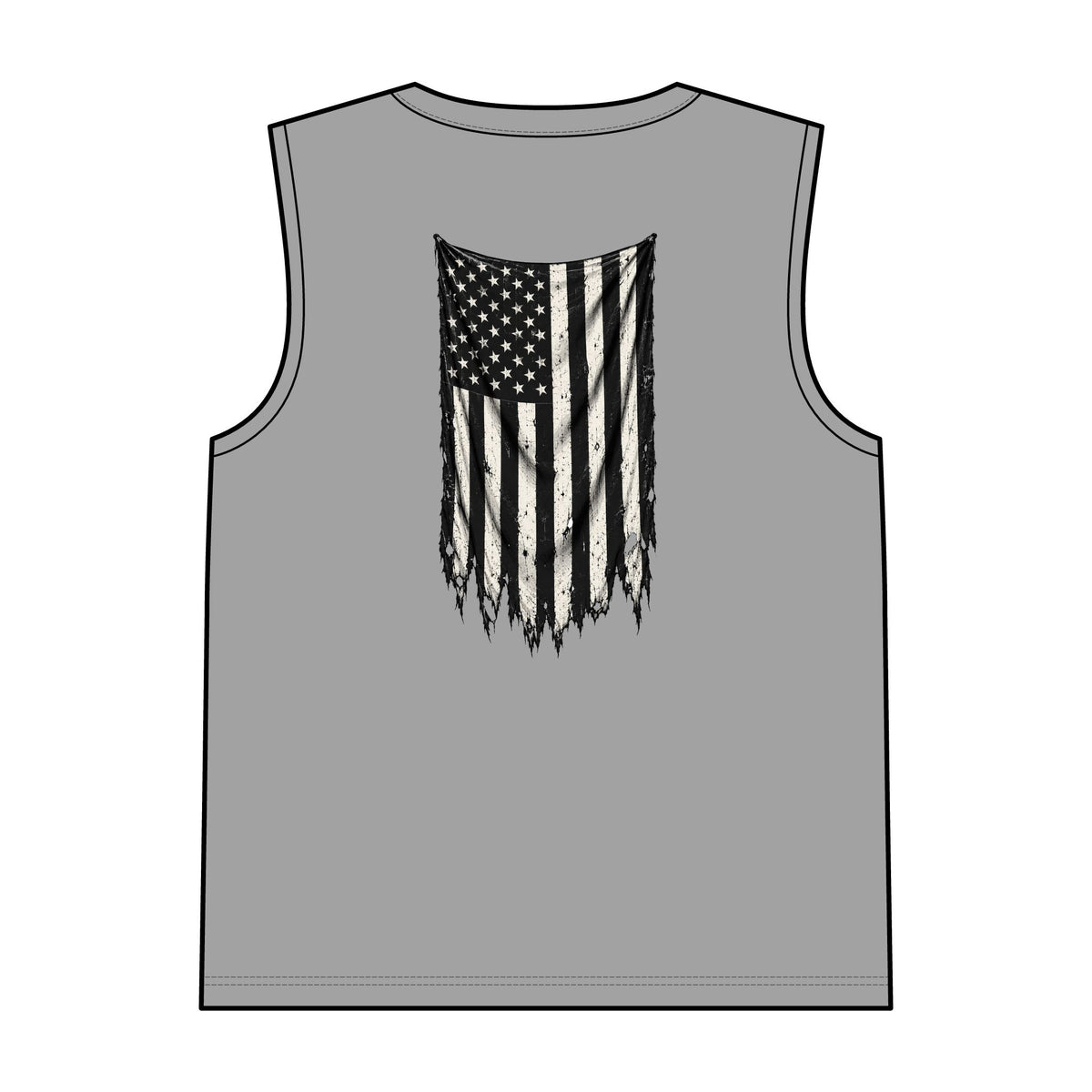 ThreadedShield Supply Co. Crest & Flag V.I.T. Muscle Tank