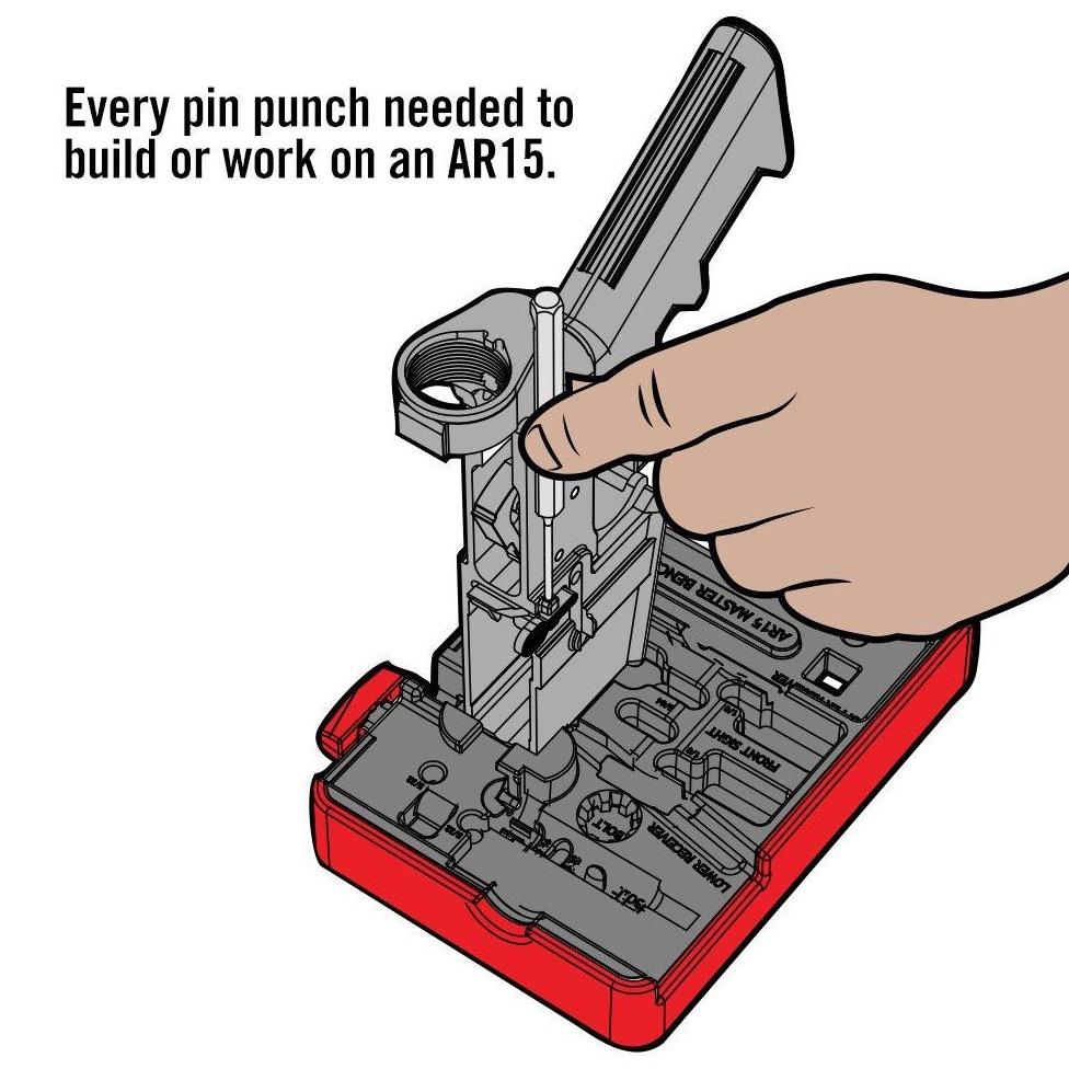 Accu-Punch™ Hammer & AR15 Pin Punch Set