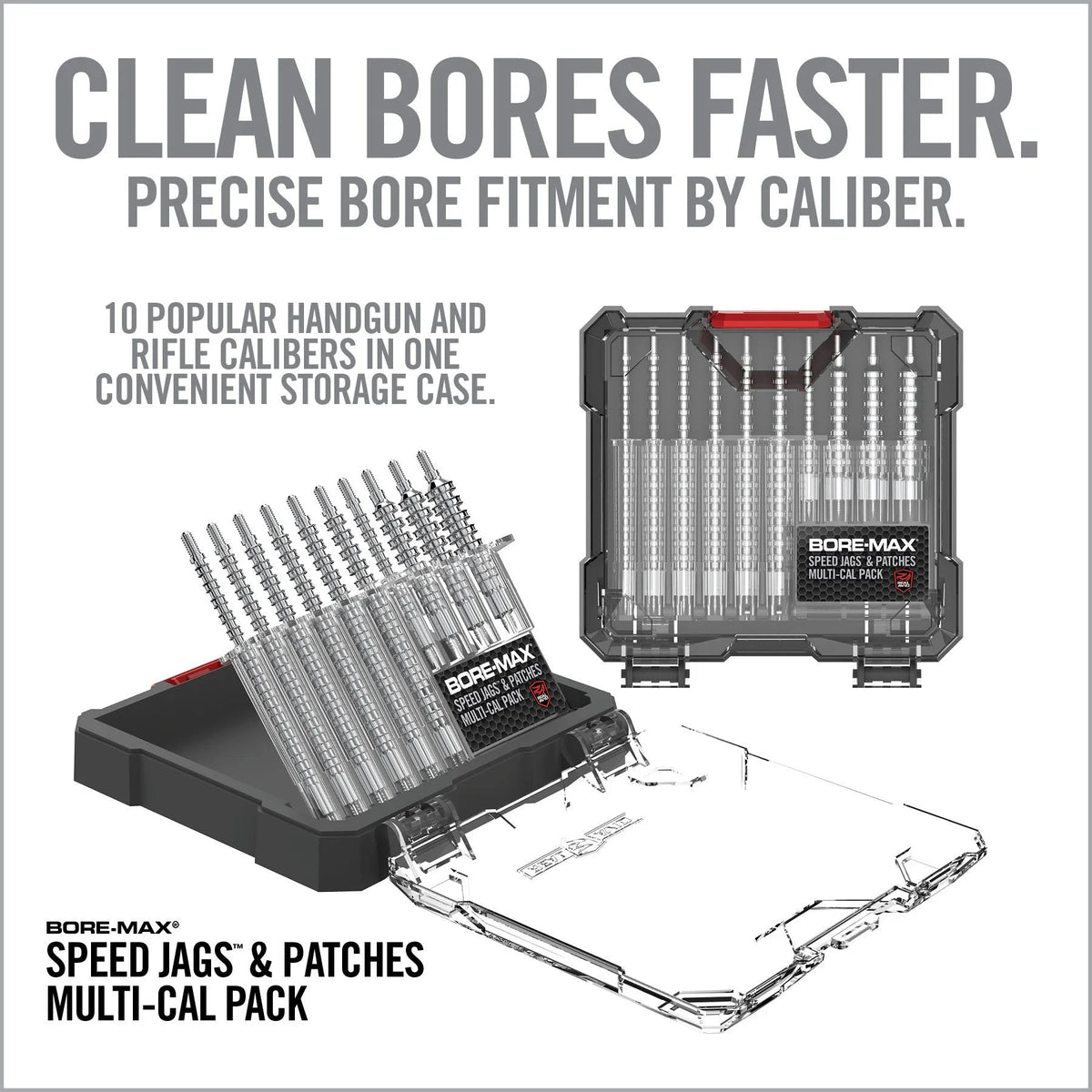 Bore-Max Speed Jags & Patches Multi-Cal Pack