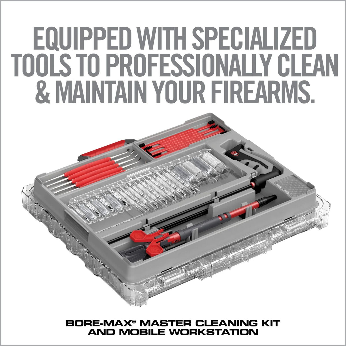 Bore-Max Master cleaning kit and mobile workstation