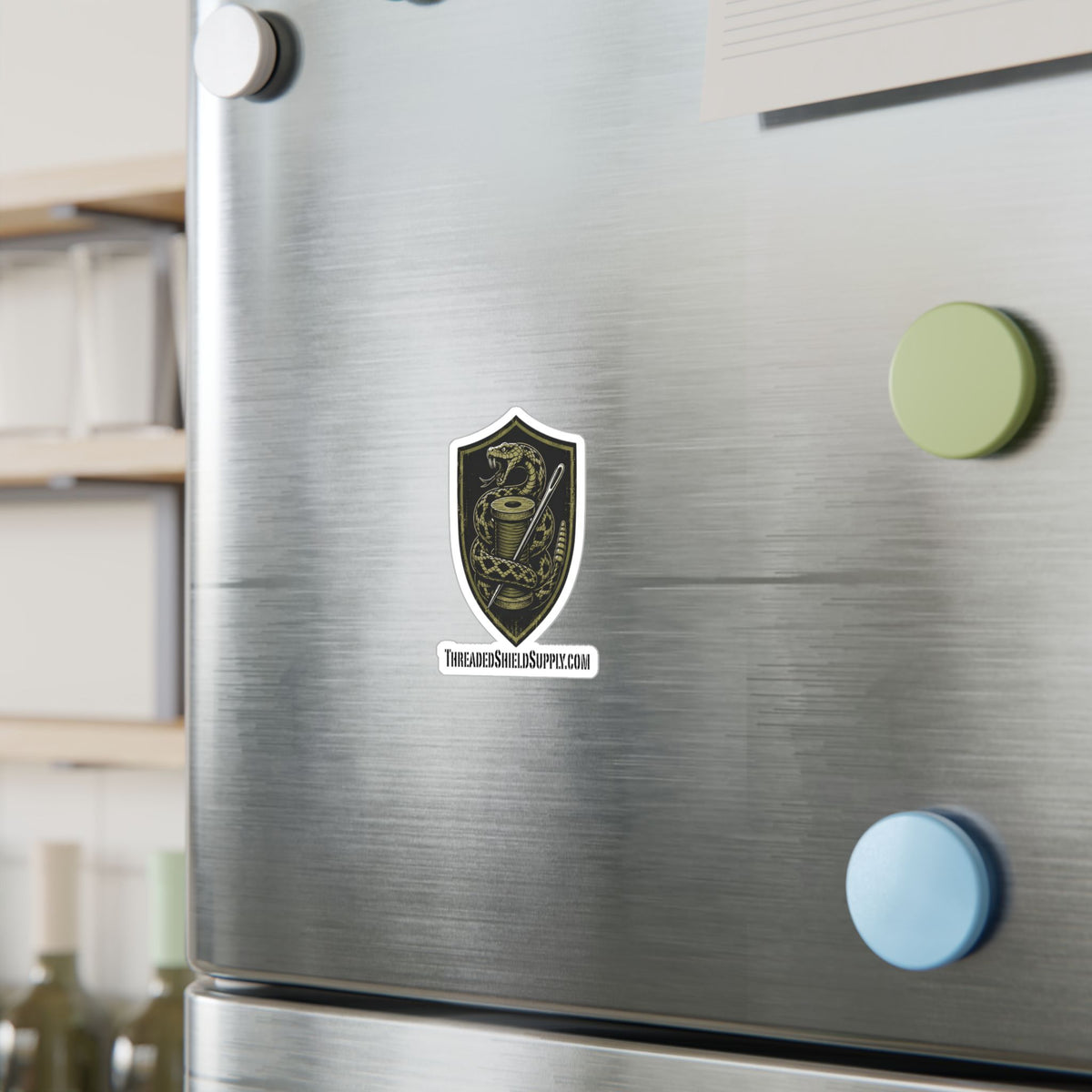 ThreadedShield Supply Co. Official Vinyl Logo Sticker