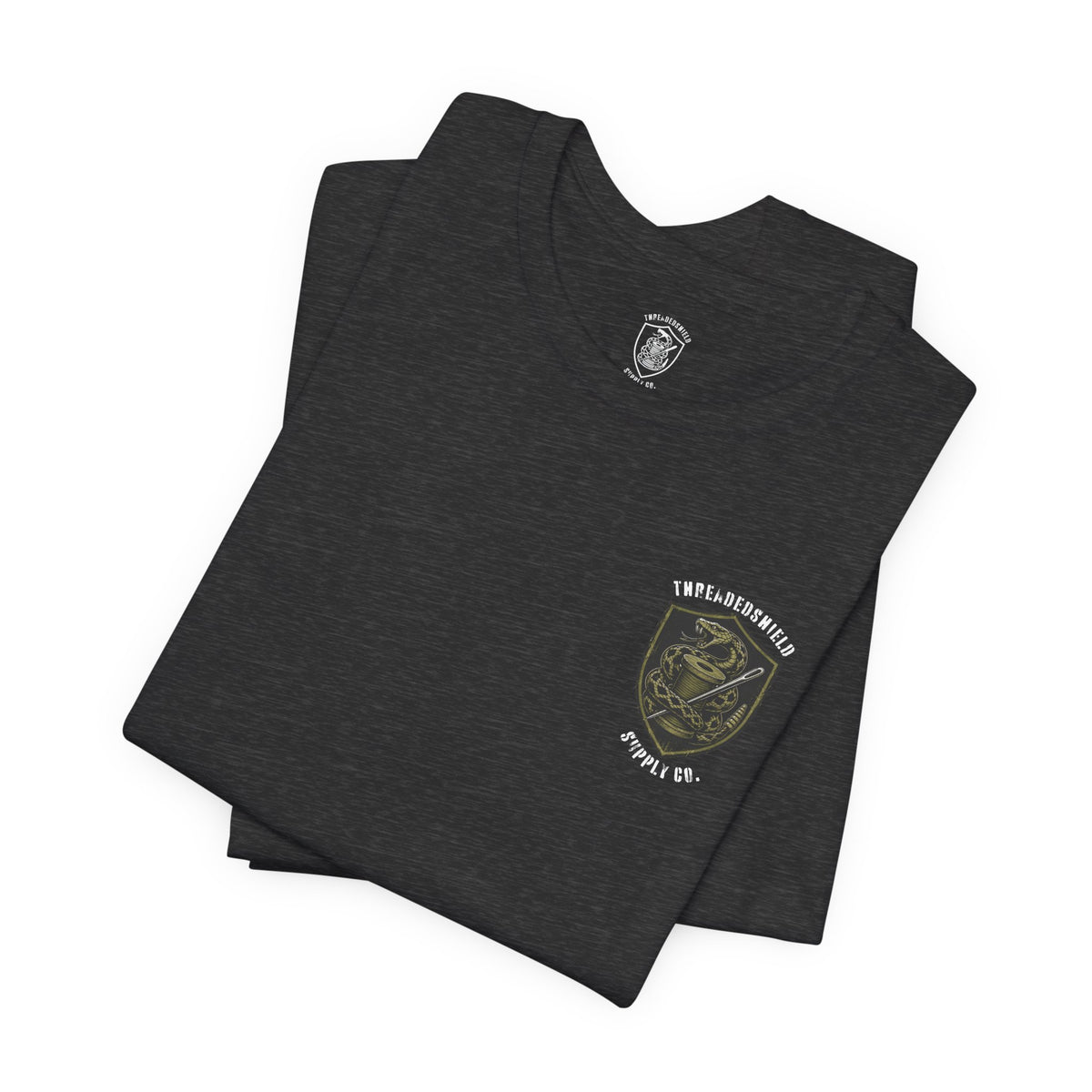 ThreadedShield Supply Co. Crest & Flag Tee