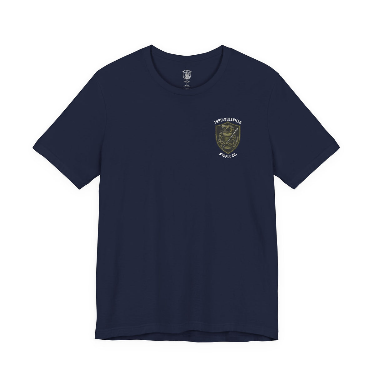 ThreadedShield Supply Co. Crest & Flag Tee