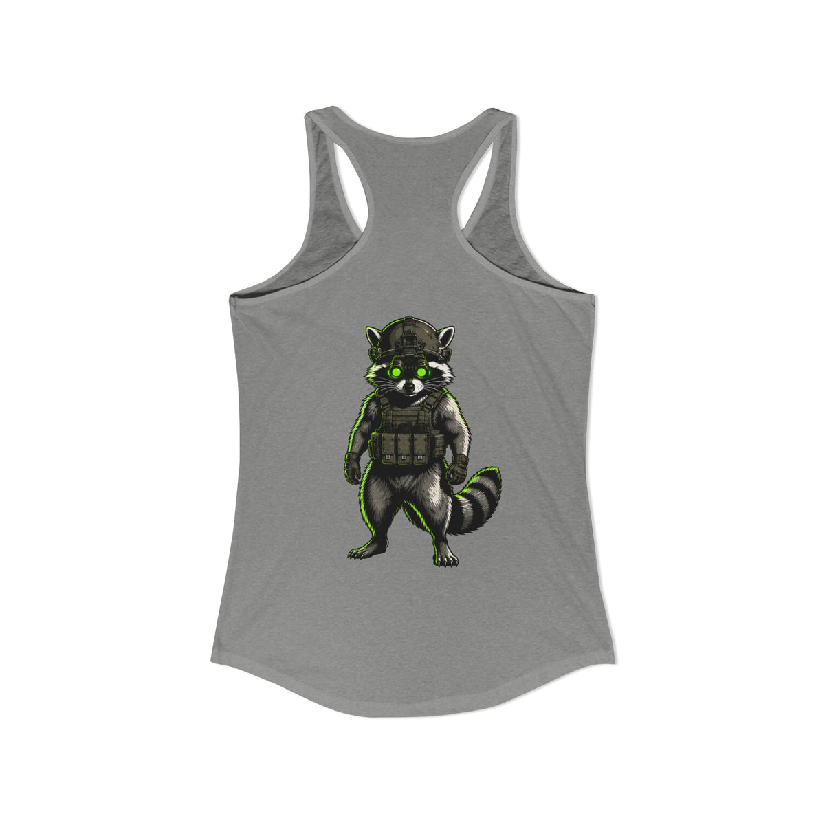 ThreadedShield "Tactical Trash Panda" Women’s Racerback Tank