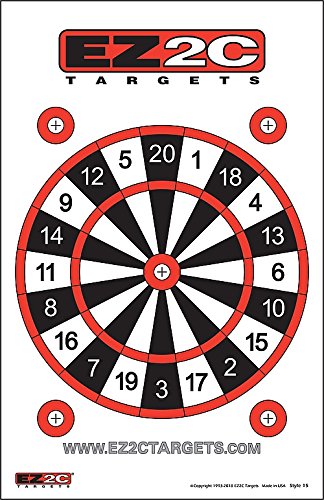 200 EZ2C Targets Most Popular 8 Styles Paper Targets Bundle Pack 11"x17" USA Made