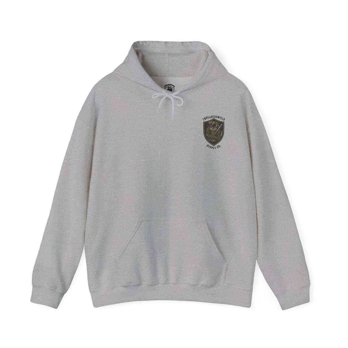 ThreadedShield Supply Co. Minimalist Crest Heavyweight Hoodie