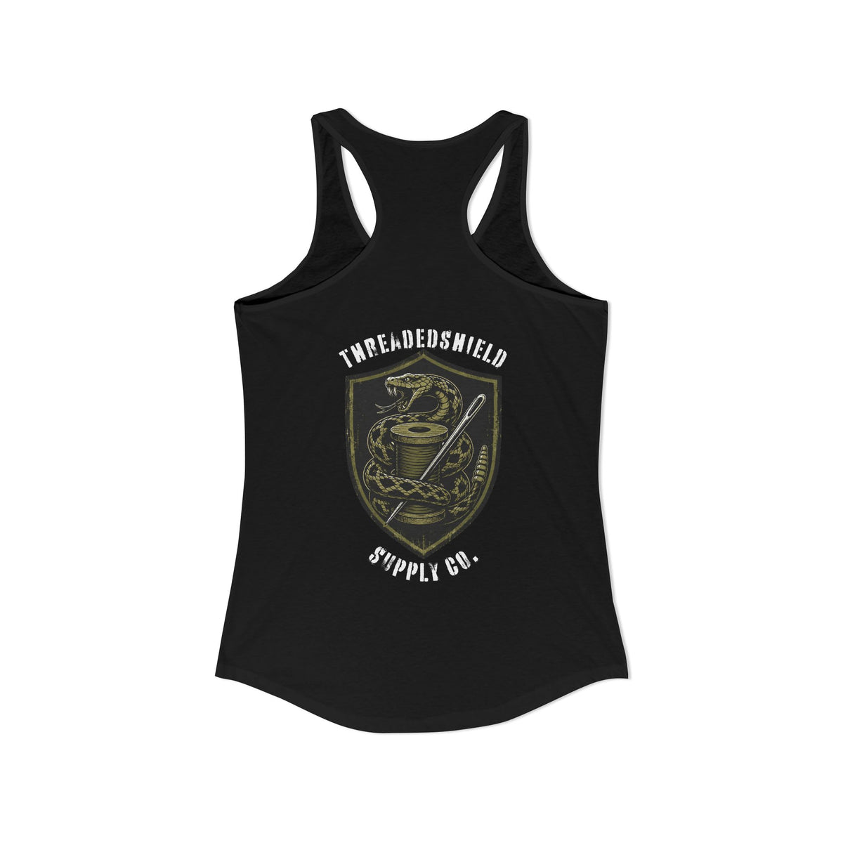 ThreadedShield Supply Co. Women’s Crest Racerback Tank