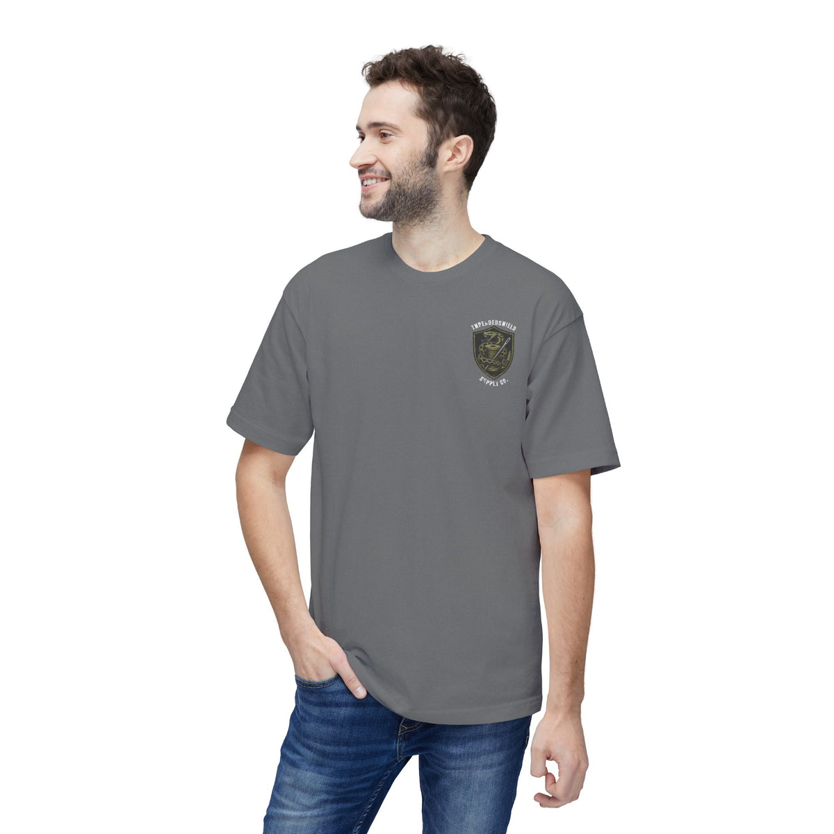 ThreadedShield Supply Co. Crest T-shirt - Premium USA Made