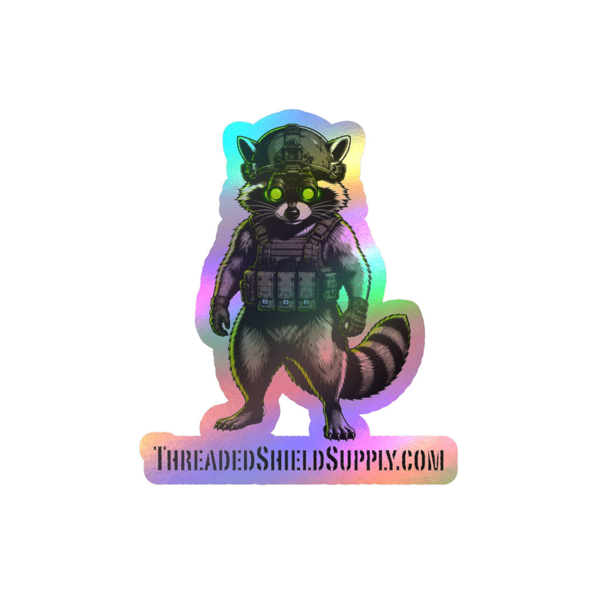 Tactical Trash Panda Vinyl Logo Sticker