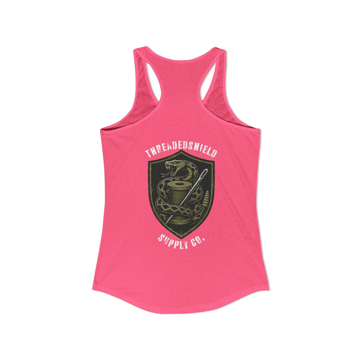 ThreadedShield Supply Co. Women’s Crest Racerback Tank