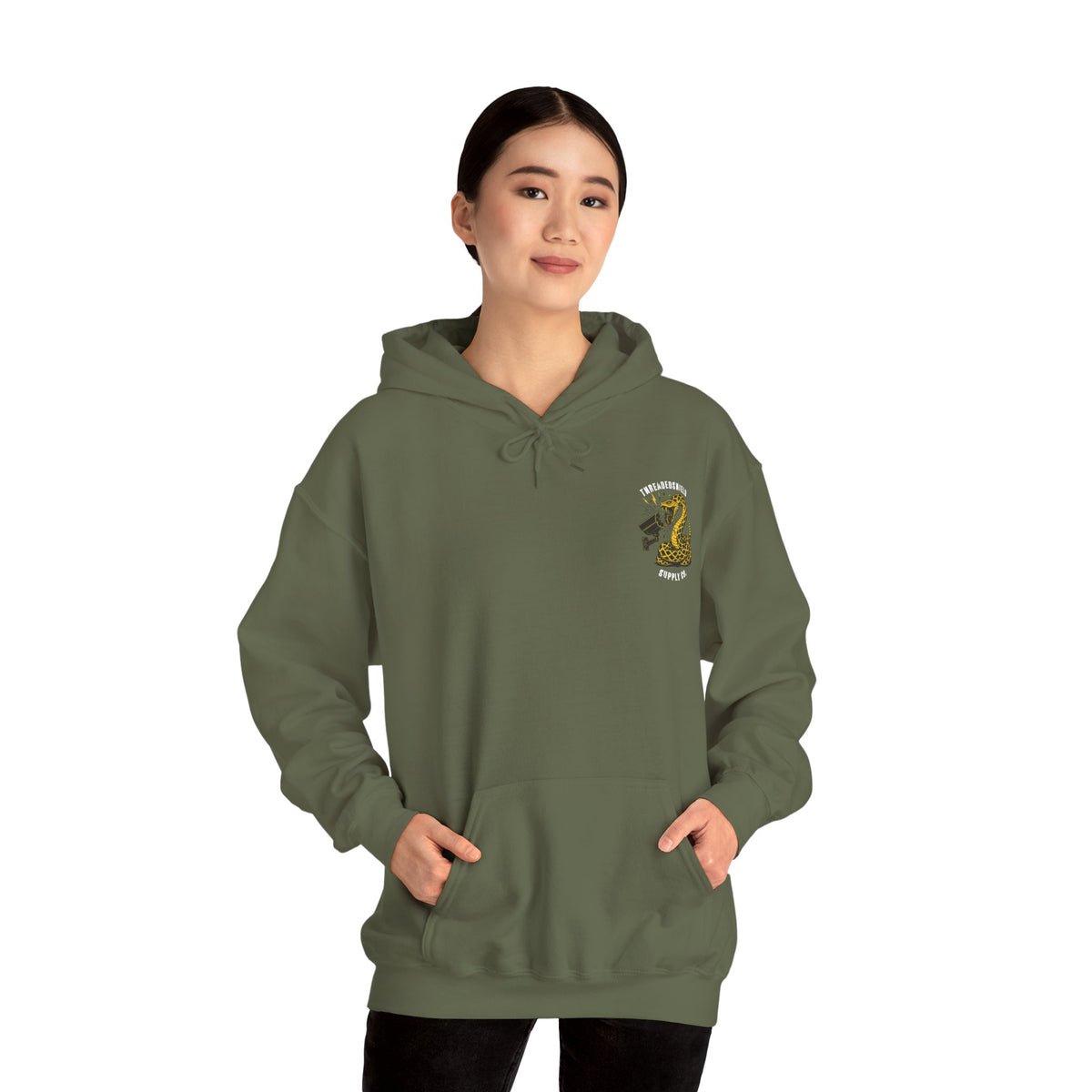 ThreadedShield "Flock DTOM" Heavyweight Graphic Hoodie