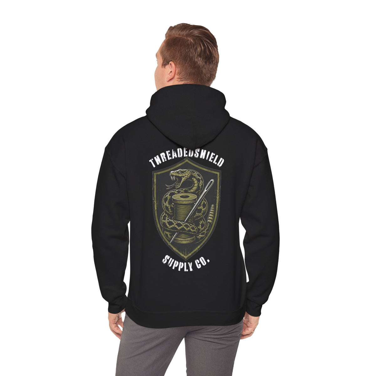 ThreadedShield Supply Co. Crest Heavyweight Hoodie