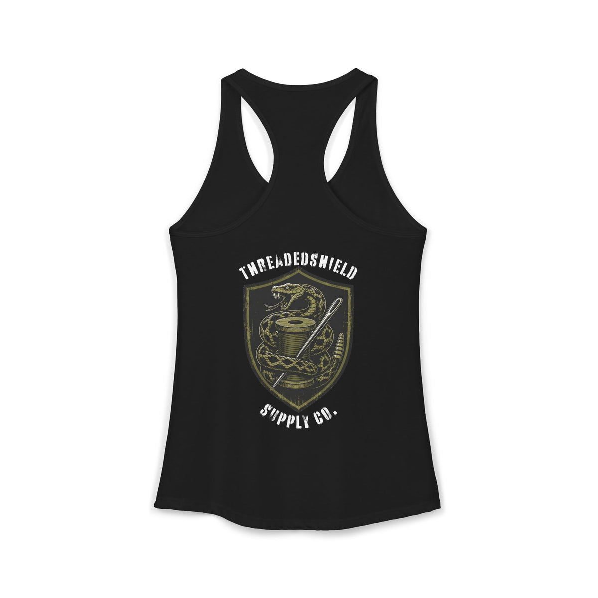 ThreadedShield Supply Co. Women’s Crest Racerback Tank