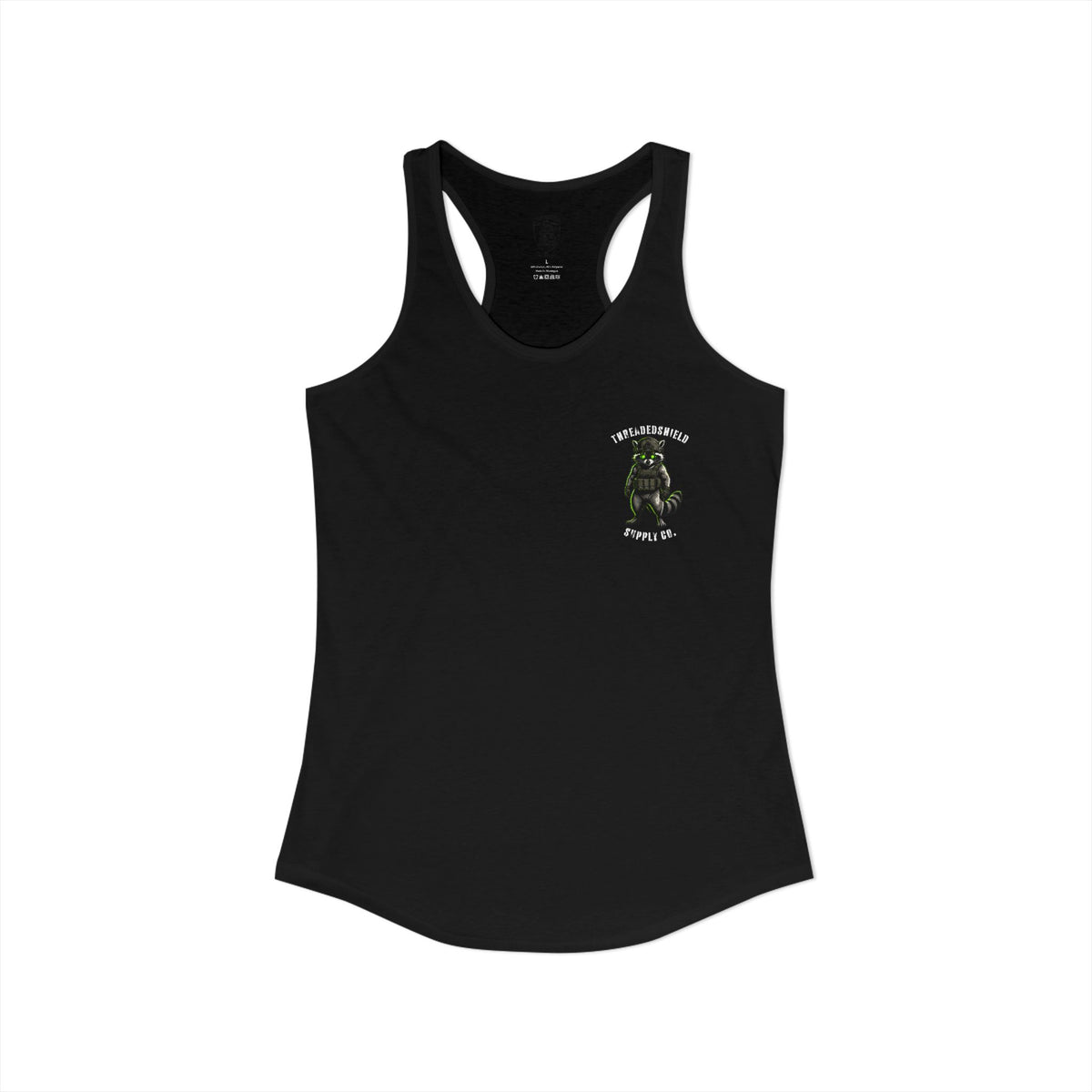 ThreadedShield "Tactical Trash Panda" Women’s Racerback Tank