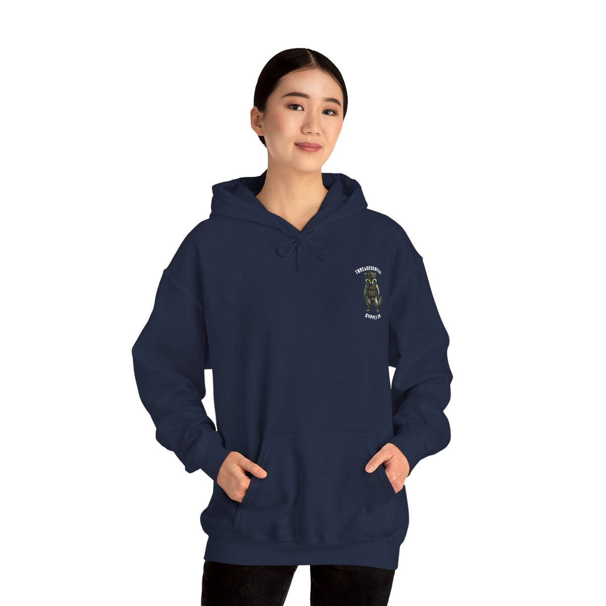 ThreadedShield "Tactical Trash Panda" Minimalist Heavyweight Hoodie