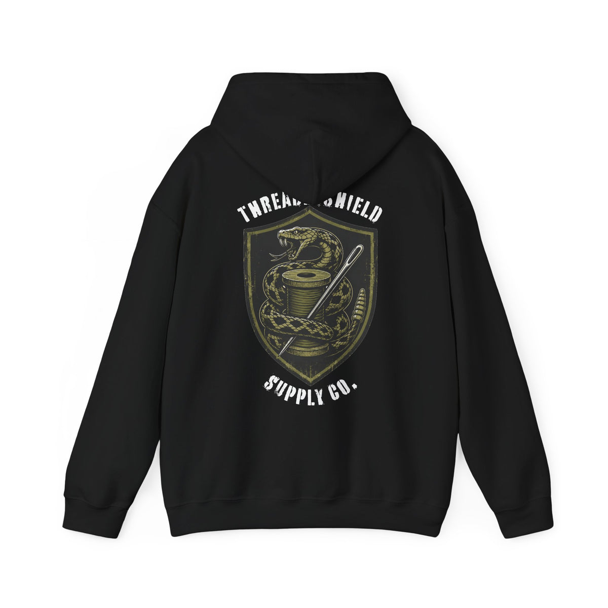ThreadedShield Supply Co. Crest Heavyweight Hoodie
