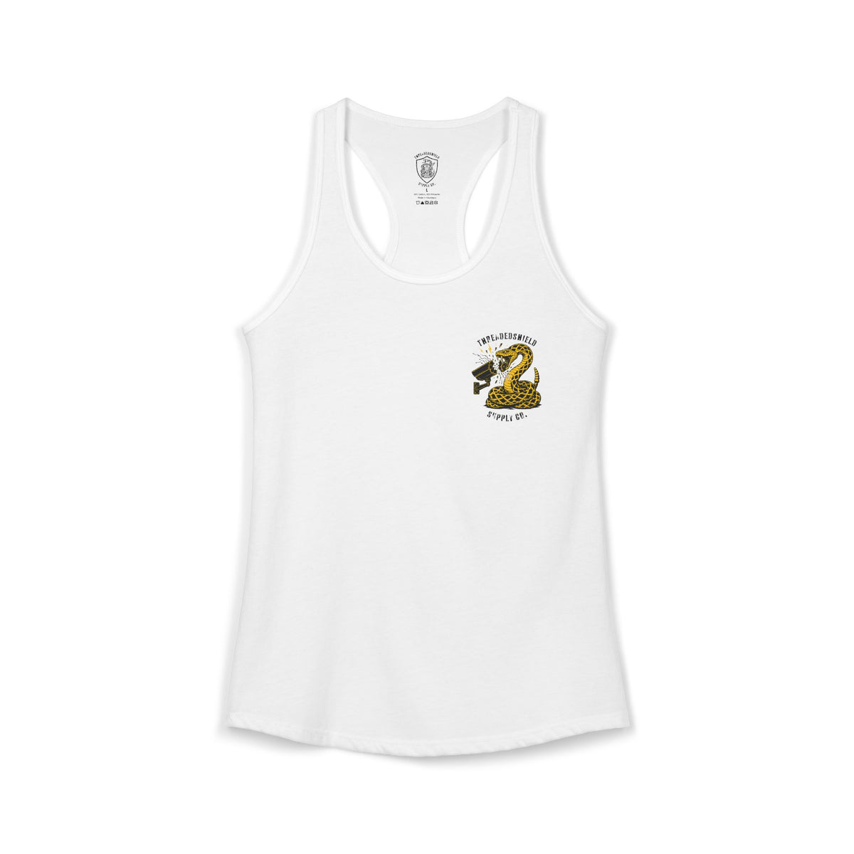 ThreadedShield "Flock DTOM" Women’s Racerback Tank