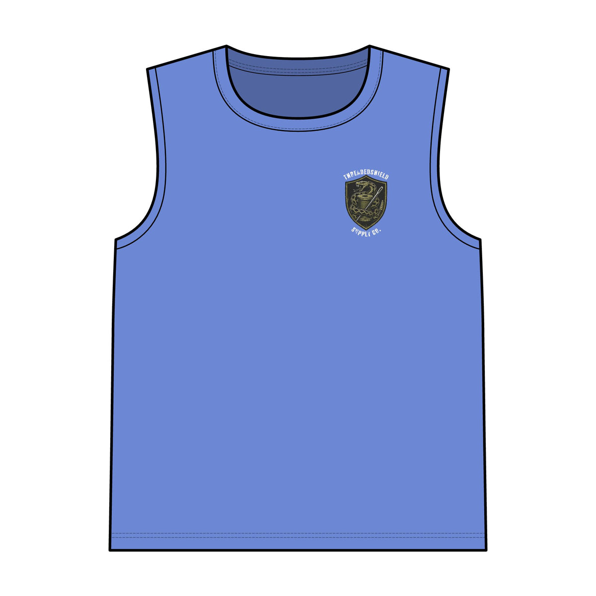 ThreadedShield Supply Co. Crest V.I.T. Muscle Tank