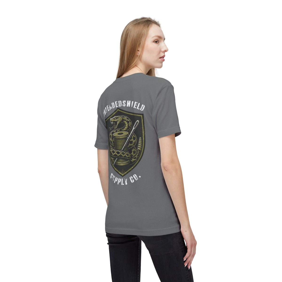 ThreadedShield Supply Co. Crest T-shirt - Premium USA Made