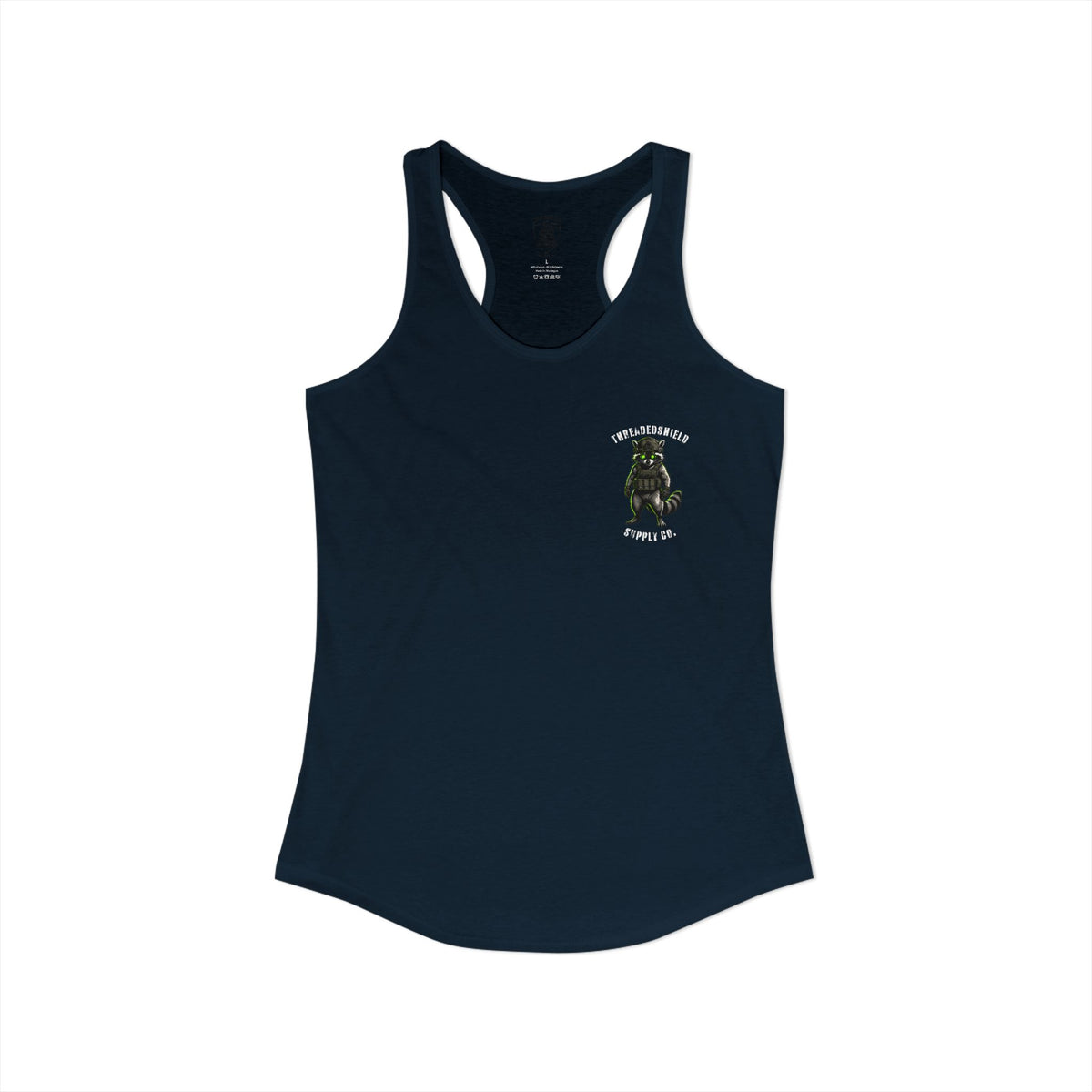 ThreadedShield "Tactical Trash Panda" Women’s Racerback Tank