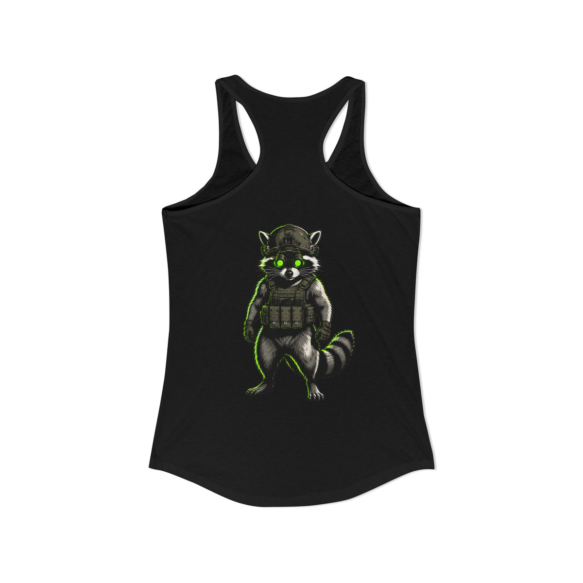 ThreadedShield "Tactical Trash Panda" Women’s Racerback Tank
