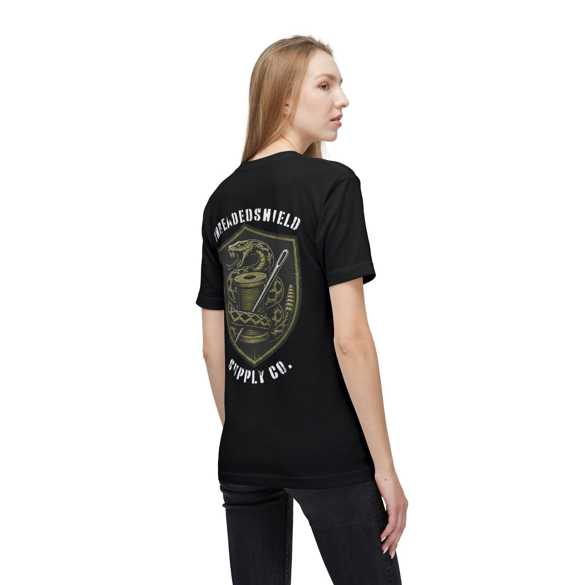 ThreadedShield Supply Co. Crest T-shirt - Premium USA Made
