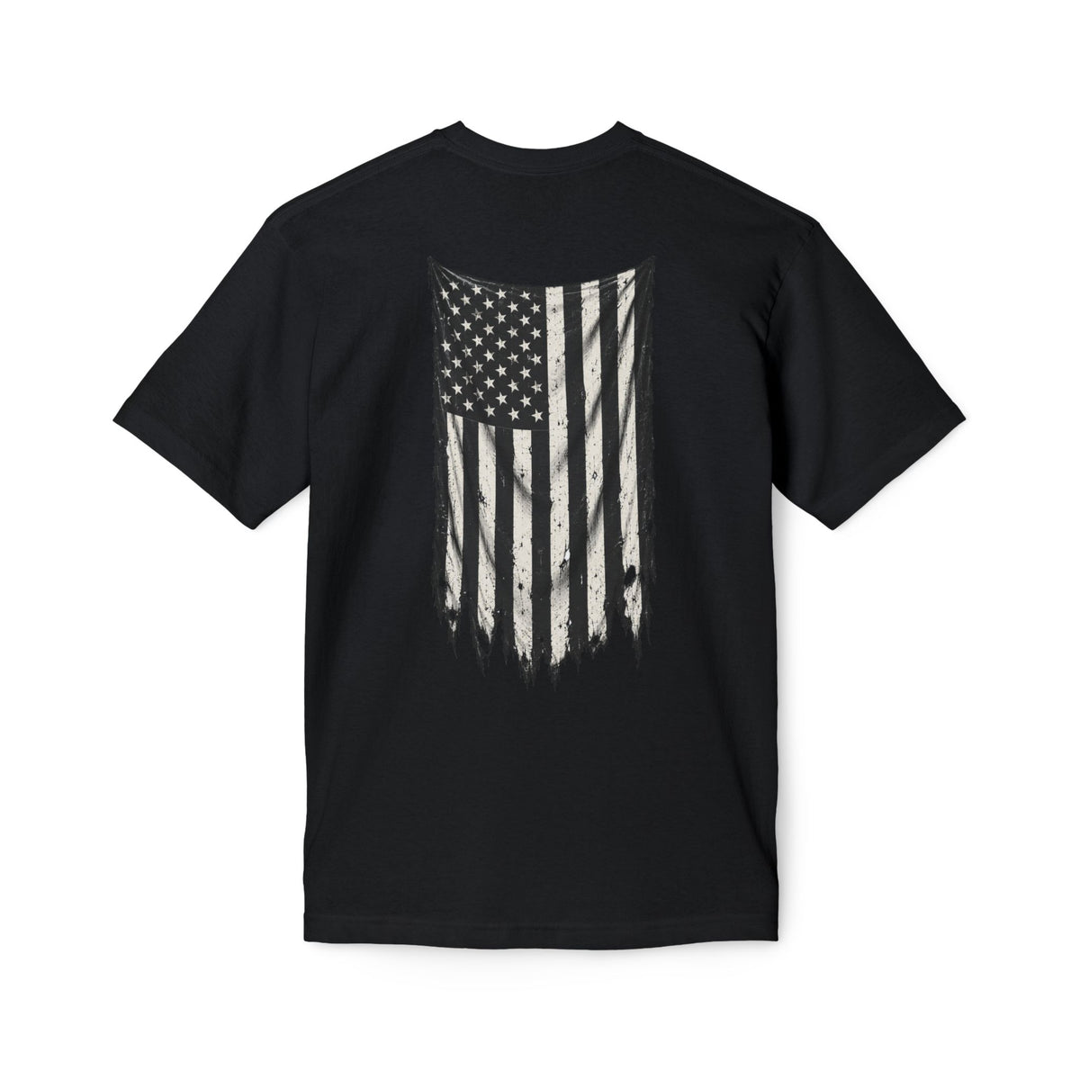 ThreadedShield Supply Co. Crest & Flag T-shirt - Premium USA Made