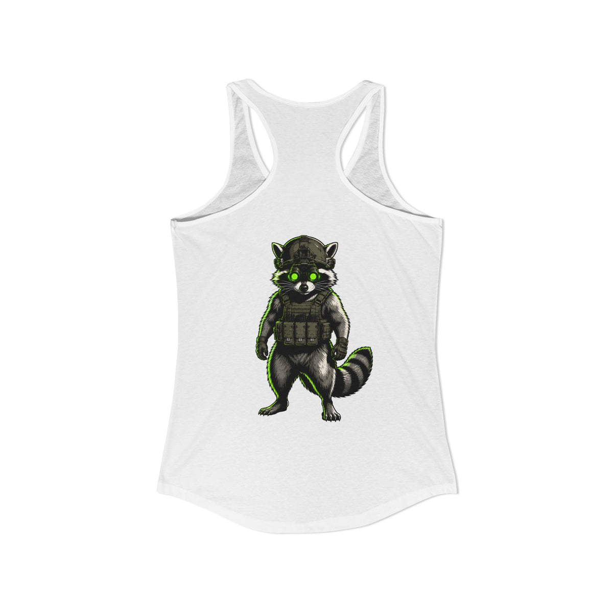 ThreadedShield "Tactical Trash Panda" Women’s Racerback Tank