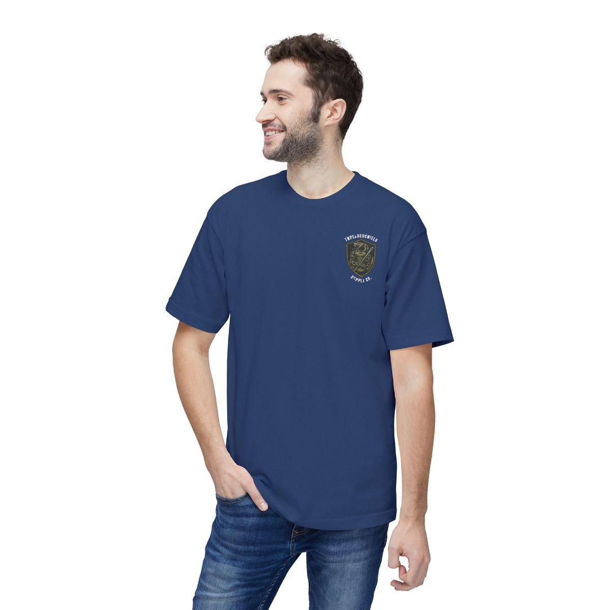 ThreadedShield Supply Co. Crest T-shirt - Premium USA Made