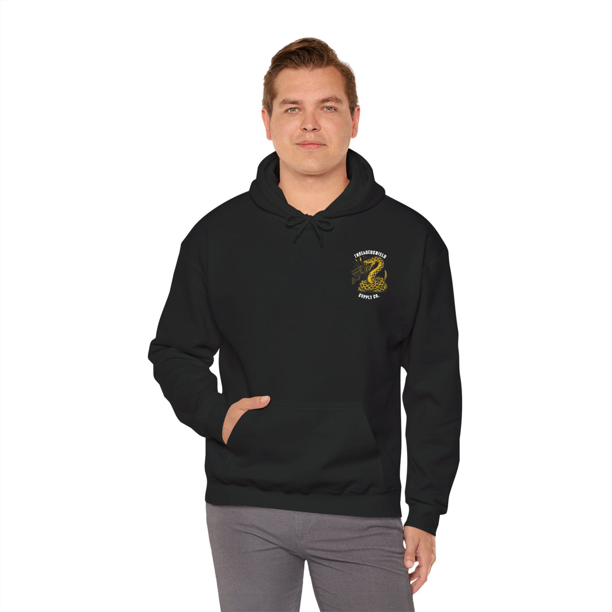 ThreadedShield "Flock DTOM" Heavyweight Graphic Hoodie