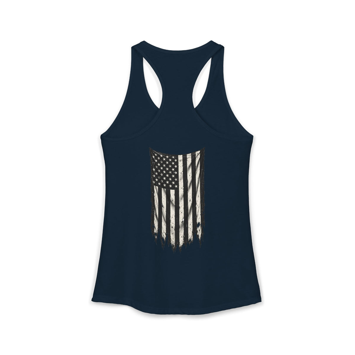ThreadedShield Supply Co. Women’s Crest & Flag Racerback Tank