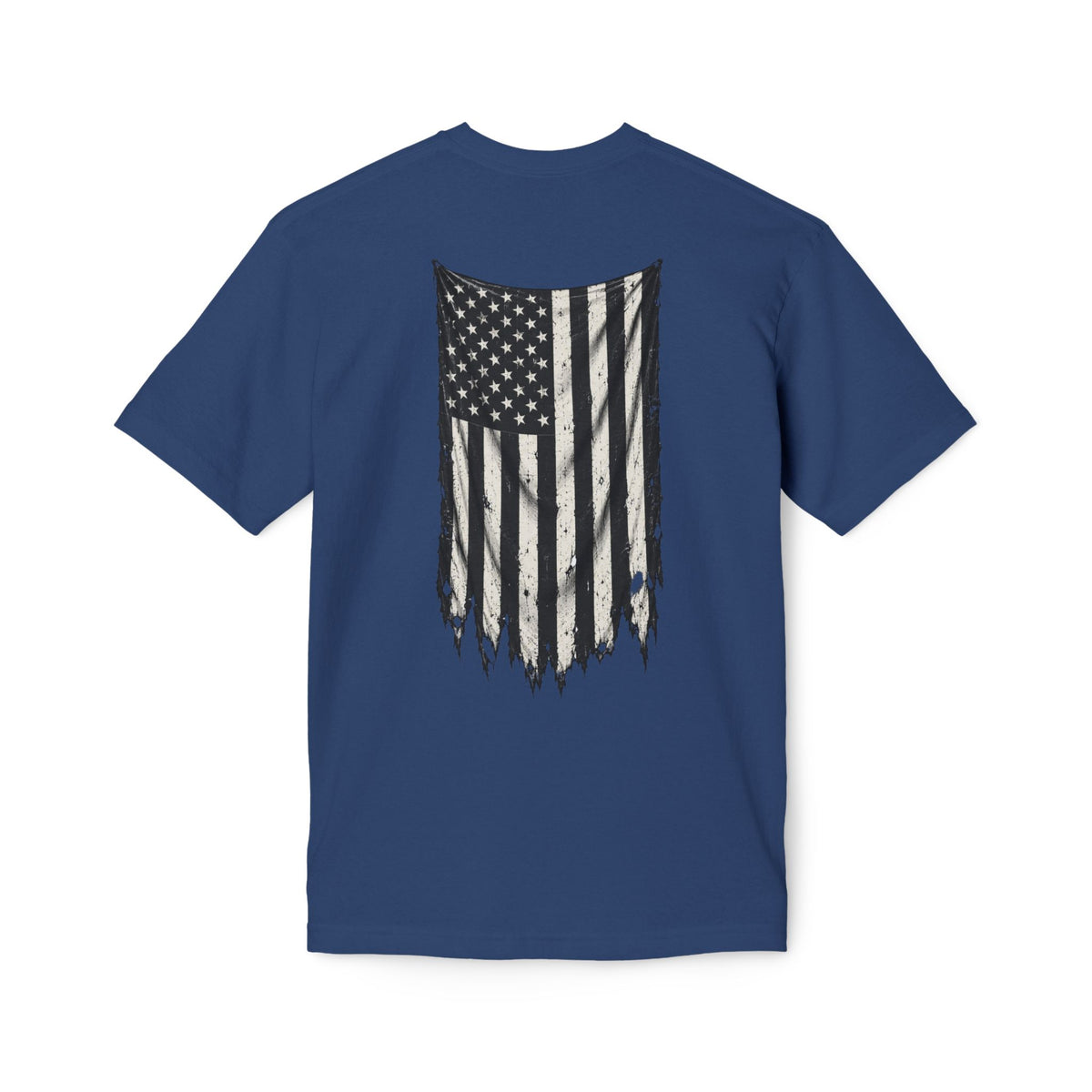 ThreadedShield Supply Co. Crest & Flag T-shirt - Premium USA Made