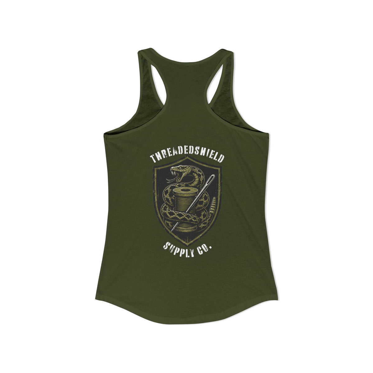 ThreadedShield Supply Co. Women’s Crest Racerback Tank