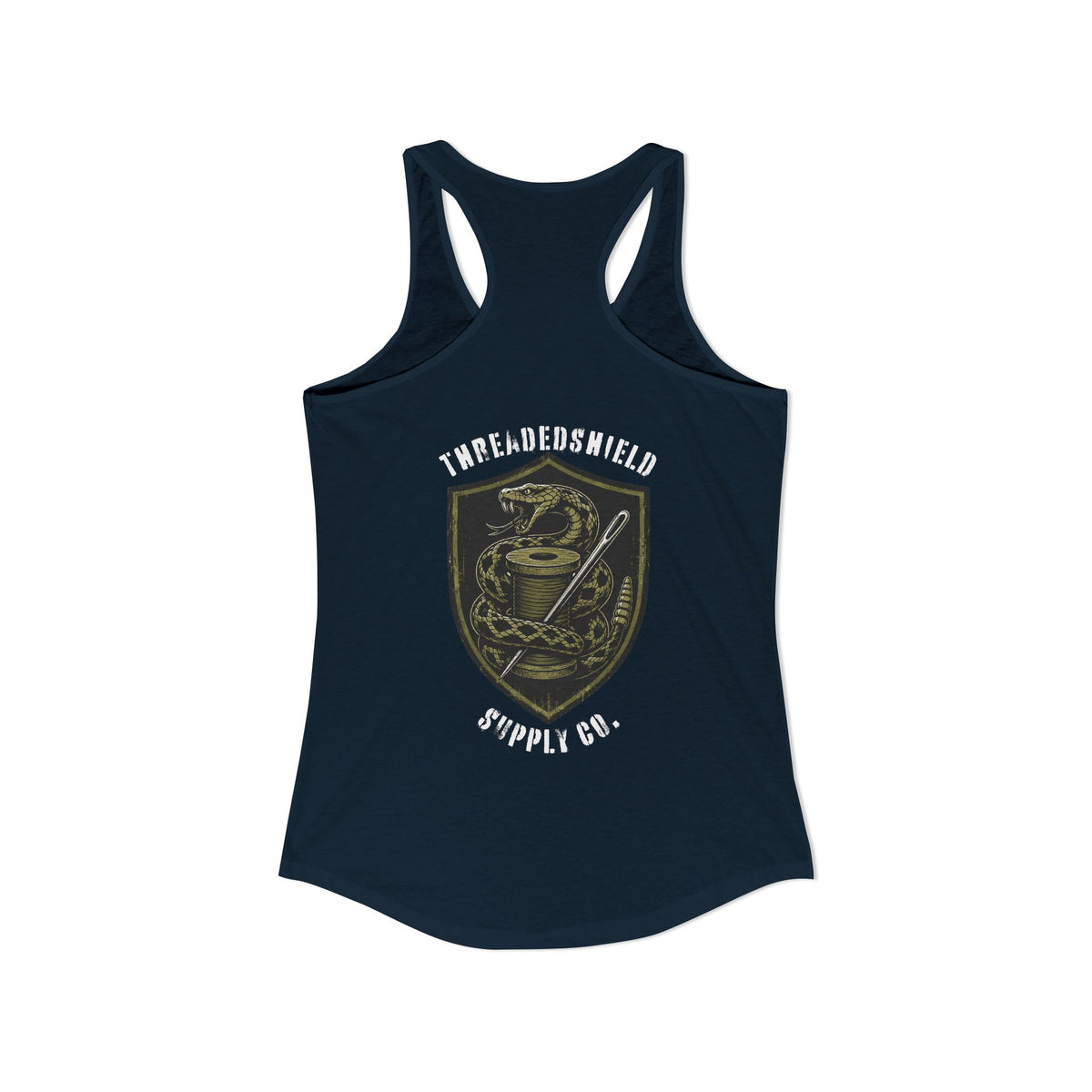 ThreadedShield Supply Co. Women’s Crest Racerback Tank