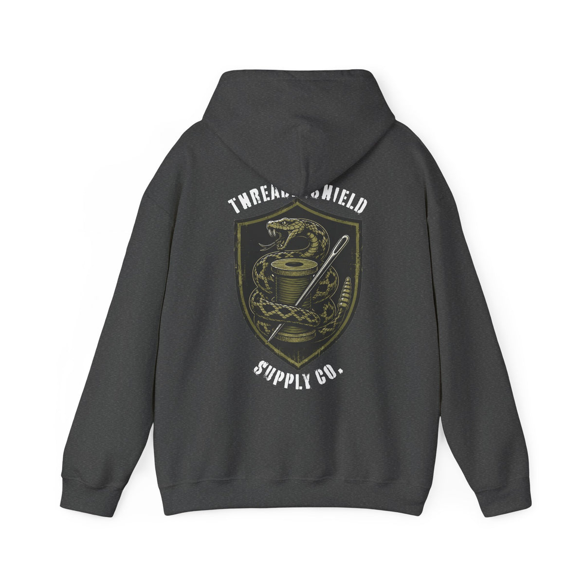 ThreadedShield Supply Co. Crest Heavyweight Hoodie
