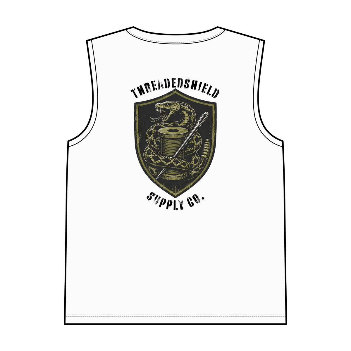 ThreadedShield Supply Co. Crest V.I.T. Muscle Tank