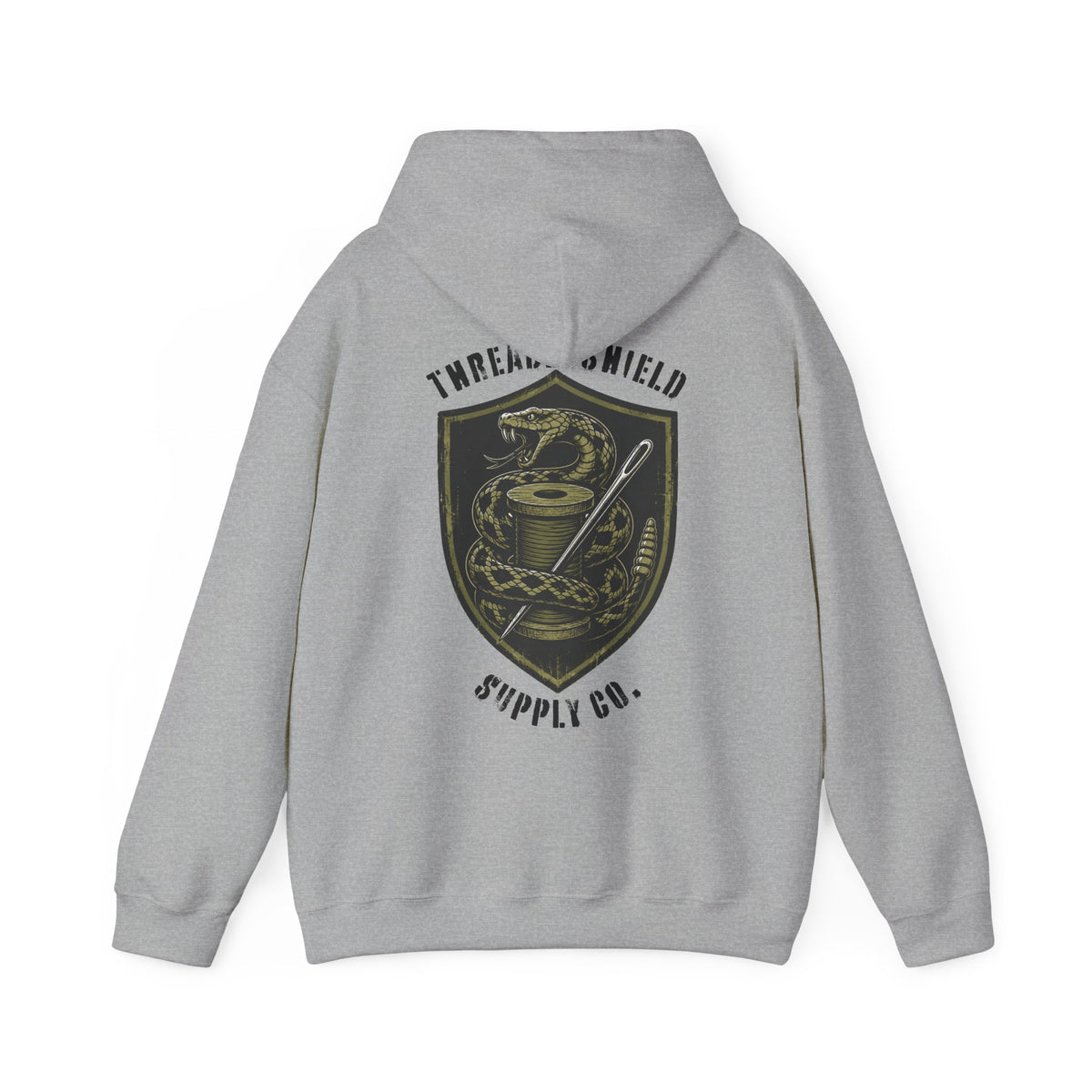 ThreadedShield Supply Co. Crest Heavyweight Hoodie