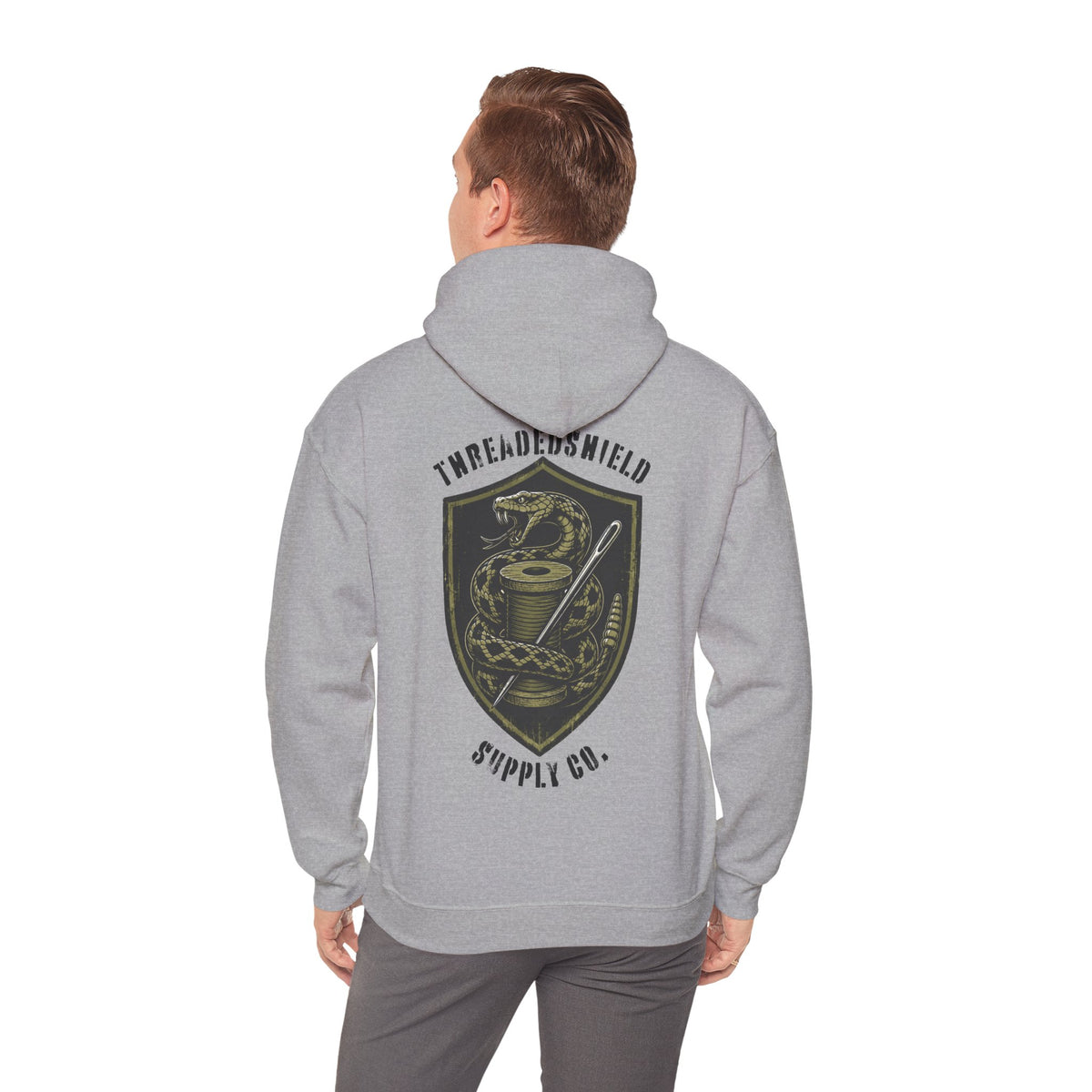 ThreadedShield Supply Co. Crest Heavyweight Hoodie