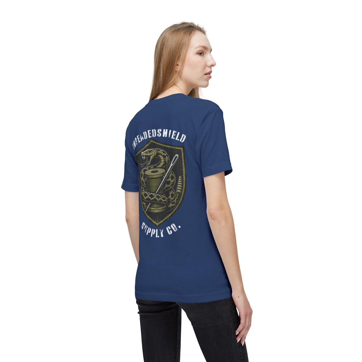 ThreadedShield Supply Co. Crest T-shirt - Premium USA Made