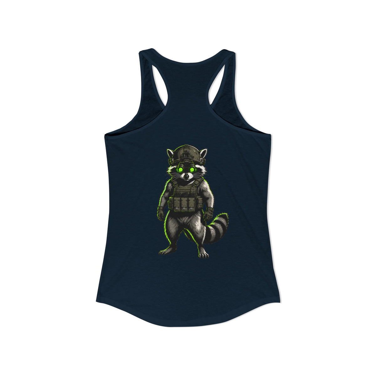 ThreadedShield "Tactical Trash Panda" Women’s Racerback Tank
