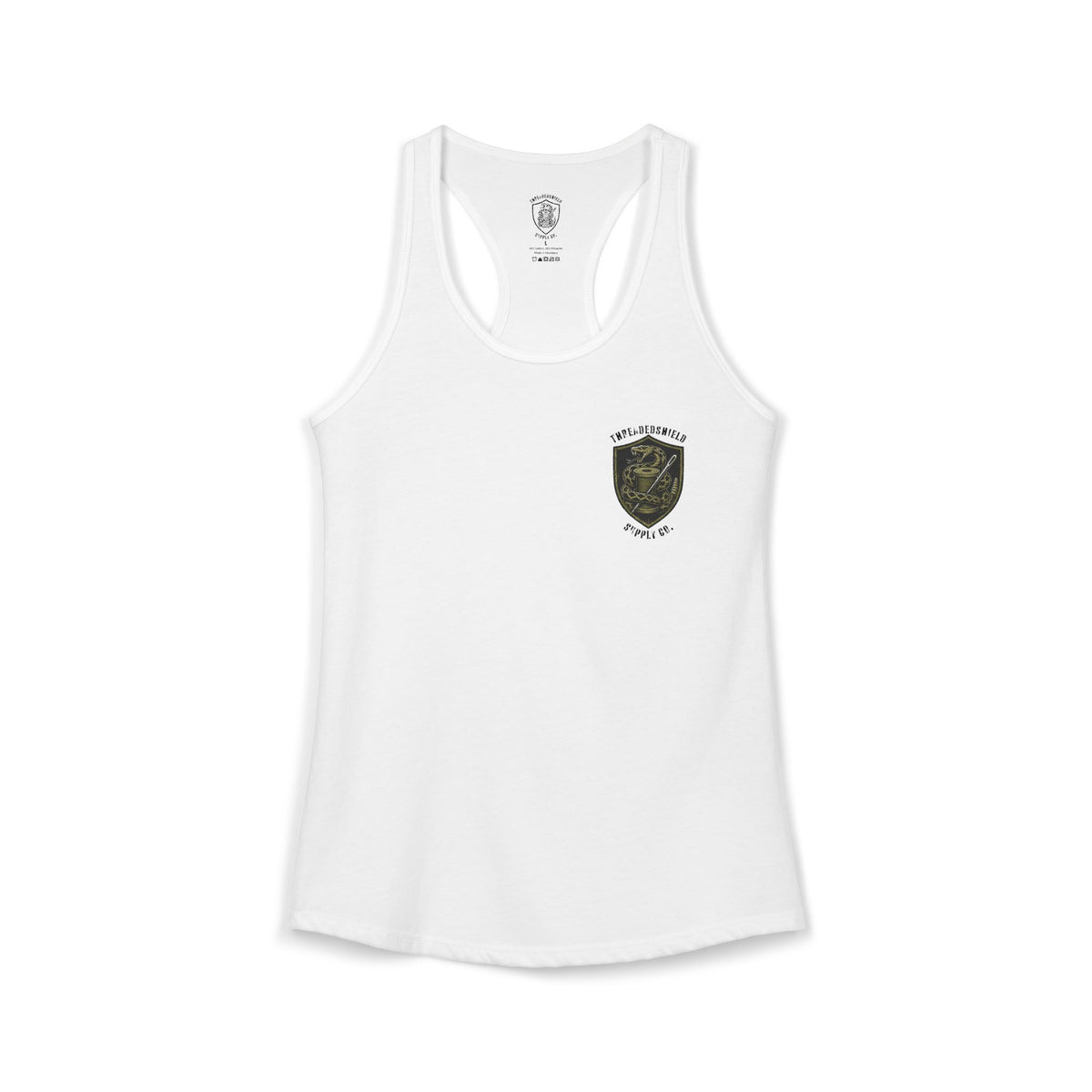 ThreadedShield Supply Co. Women’s Crest Racerback Tank