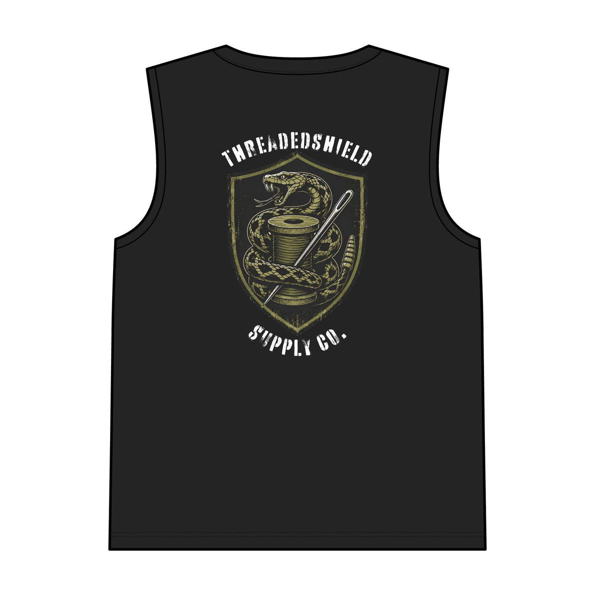 ThreadedShield Supply Co. Crest V.I.T. Muscle Tank