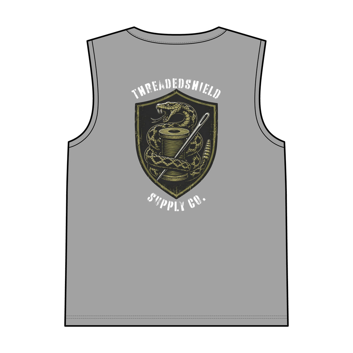 ThreadedShield Supply Co. Crest V.I.T. Muscle Tank