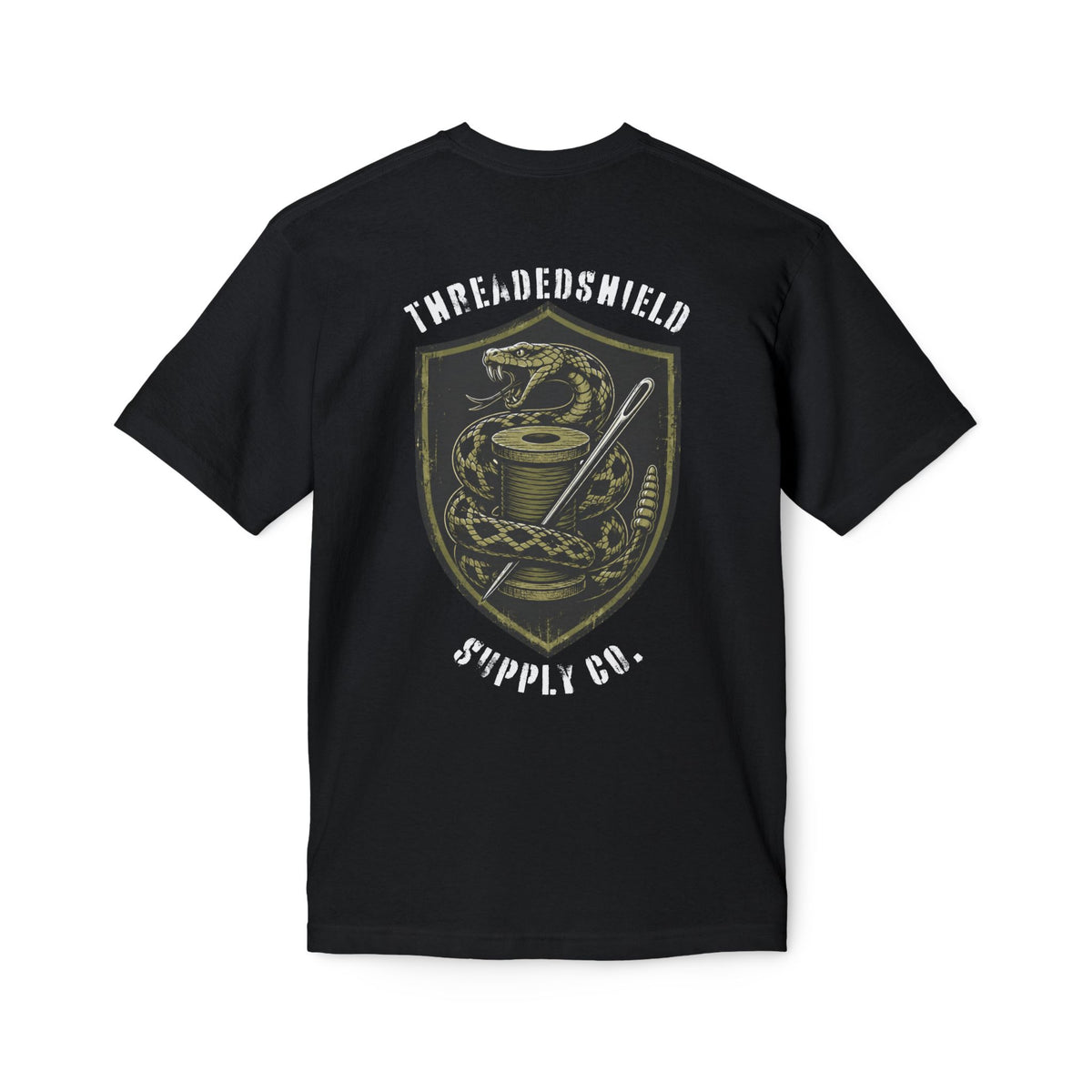 ThreadedShield Supply Co. Crest T-shirt - Premium USA Made