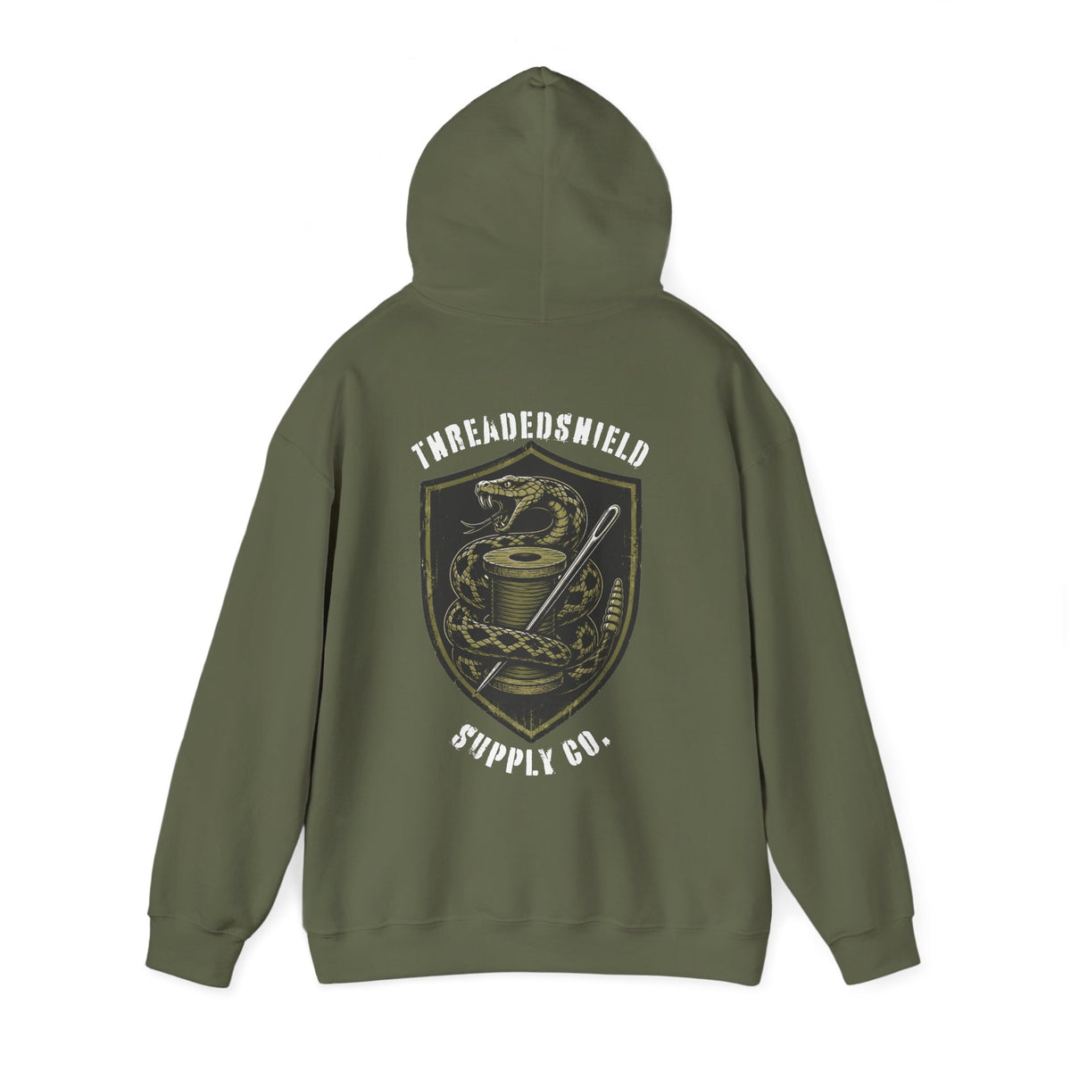 ThreadedShield Supply Co. Crest Heavyweight Hoodie