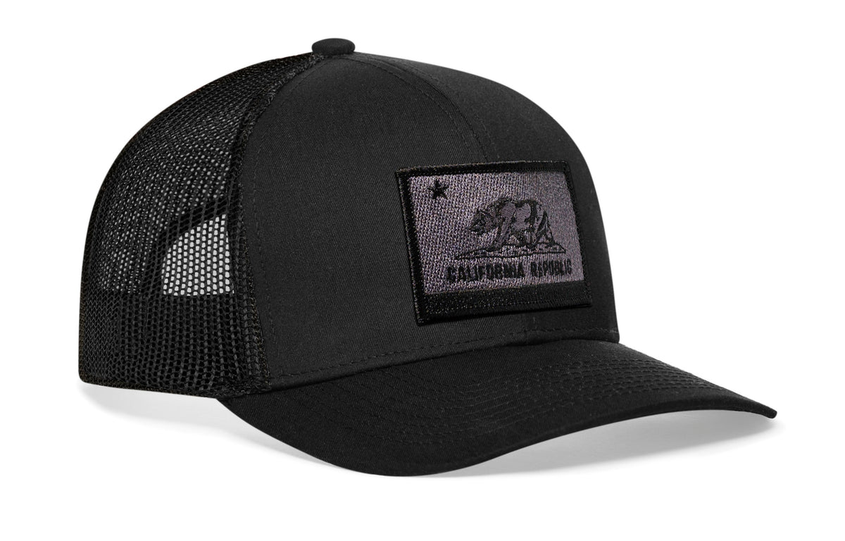 California Flag Trucker Hat  |  Tactical CA Snapback