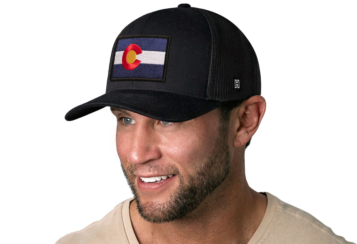 Colorado Flag Trucker Hat  |  CO Snapback