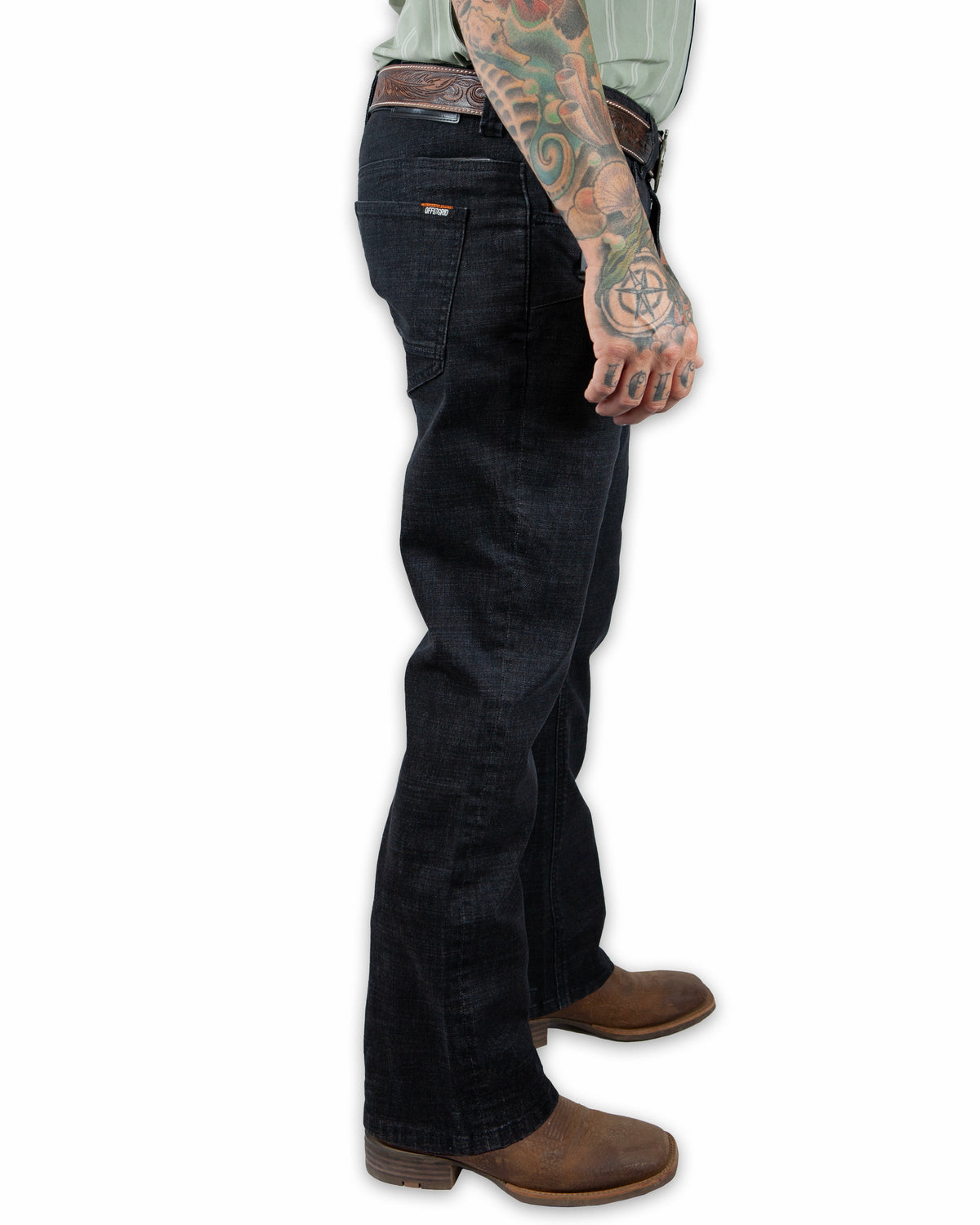 Hideout Denim Boot Cut - Black